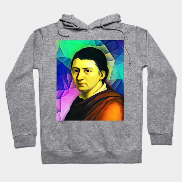 Friedrich Schlegel Portrait | Friedrich Schlegel Artwork 7 Hoodie by JustLit